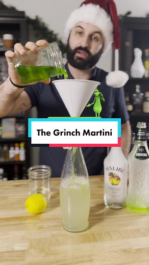 Grinch Martini Recipe for Your Christmas Party