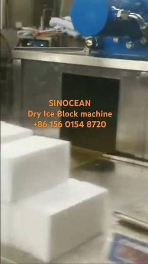 How to form dry ice blocks from Liquid CO2 | dry ice block machine #carbonicice #dryicemachine