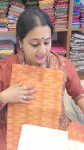 9.5K views · 104 reactions | Hi all ikkat cotton dress materials for 950 plus shipping. For bookings whts app on 9791860355 | Vijay Lakshmi sarees | Facebook