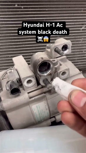 How to Flush Car AC System After Compressor Failure 😣 | Hyundai H-1 #Hyundai #kameeljani007