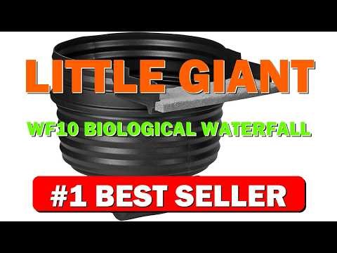 Little Giant WF10 Biological Waterfall Filter for Garden and Koi Ponds Up - B001KB2308
