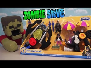 Imaginext Batman Fisher-Price Batwing DC Super Friends Penguin Copter toys Unboxing