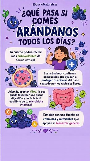 ¿Qué Pasa Si Comes Arándanos Todos Los Días? 🫐✨#Arandanos #Blueberries #AlimentacionSaludable #Salud