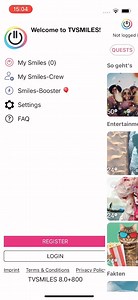 5.8K views · 16 reactions | Hier eine kleine Preview vom neuen Login. Dieser ersetzt das bisherige Anmeldeverfahren. Emailadresse und Passwort sind schwarz überdeckt. Weiterhin wird der Login wie gehabt über Google, Facebook oder Apple möglich sein. Das ist das Beispiel für iOS. Bei Android wird es genauso sein. Die neue App-Versionsnummer ist im Video zu sehen und kommt bald in den Store. | TVSMILES | Facebook