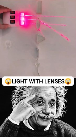 6.8K views · 16 reactions | Light behaviour with different lenses 勞 #LightBehaviour #Optics #Lenses #PhysicsFun #ScienceExploration #LightAndLens #VisualScience #PhotographyTips #LensEffects #CreativePhotography #ScienceIsCool #OpticalIllusions #LightRefraction #EducationalContent #stemeducation | NanoZap | Facebook