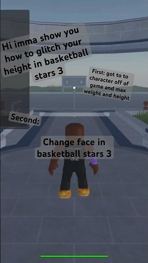 How to glitch your height in basketball stars 3 ⭐️