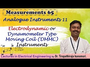 ME65 Electrodynamic or Dynamometer Type Moving Coil Instruments