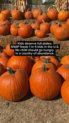 For the first time in U.S. history, SNAP funding is being put at risk. 1 in 4 kids depends on it for food. We can all agree kids deserve full plates and full childhoods. 🧡 #snap #feedkids #supportfamilies #kidsdeservebetter #endchildhunger