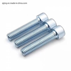 [Hot Item] Grade 12.9 DIN912 Zinc Plated Hex Socket Head Cap Screw Allen Bolt