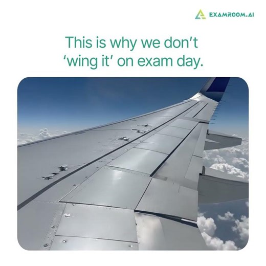 This is why we don’t ‘wing it’ on exam day. | ‪@ExamRoomAI‬