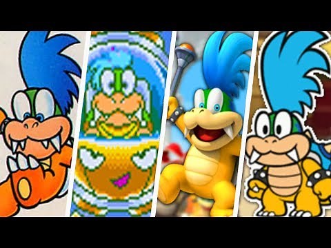 Evolution of Larry Koopa Boss Battles (1988 - 2018)