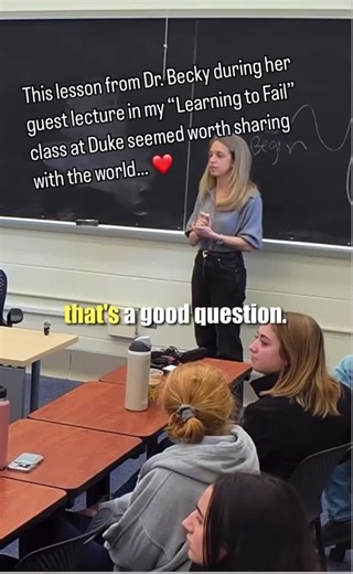 I love Dr. Becky's take on this concept of learning, growth, and resilience. The tolerance of that uncomfortable space between not knowing and knowing, is so important to not shy away from. | Emma Warren