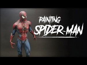 BUILD AND PAINT spiderman 3d printed in resin