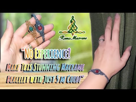 Unique Gift Idea ❤️ Easy Macrame Bracelet Tutorial for Beginners