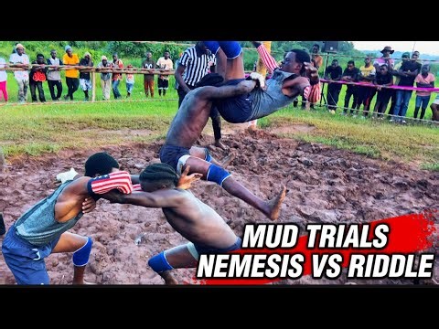 Brutal Mud Wrestling Fight in Africa!” Nemesis bs Atcent Riddle
