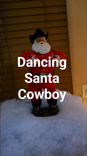 Dancing Santa Cowboy