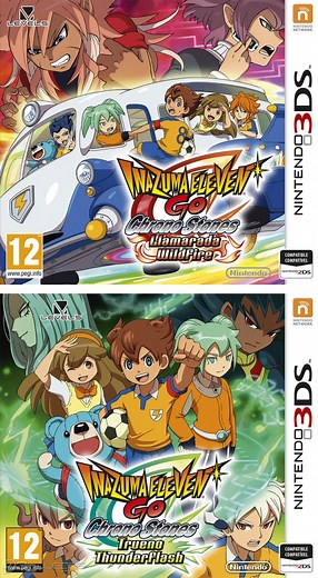 Inazuma Eleven GO Chrono Stones Llamarada / Trueno para 3DS | 3DJuegos