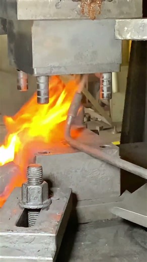 Small copper forgings, one forged in one second, with good thermal conductivity!#forging #cnc