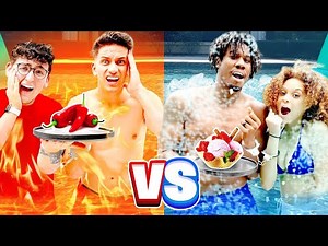 HOT vs COLD FOOD CHALLENGE!