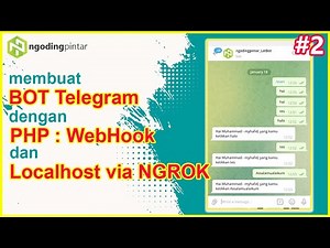 #2 - Cara buat BOT Telegram dengan PHP WebHook dan Localhost via Ngrok