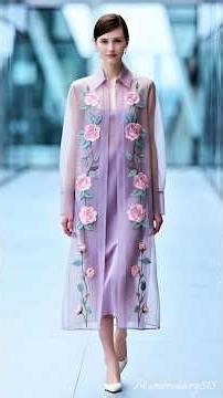 Dress Embroidery Design set 2 #video #model