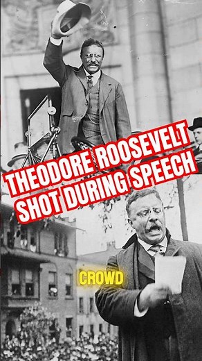 Theodore Roosevelt Shot and Finishes Speech #theodoreroosevelt #bullmoose #americanhistory #usa