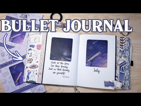 July 2026 Bullet Journal Setup [Under the Summer Stars]