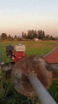 Moving Wheel Line #farming #farmequipment #wheelline