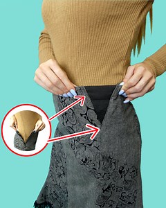 A useful tip how to upsize a skirt the waist easily | MomCut - Deutschland