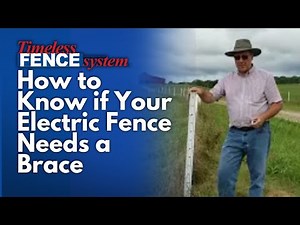 Does Your Electric Fence Need a BRACE? Let's Find Out!