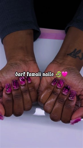 3d gel nails abstract art🧧💅🏾 #nailart #3dgelnails #kawaiinailart #kawaiinails