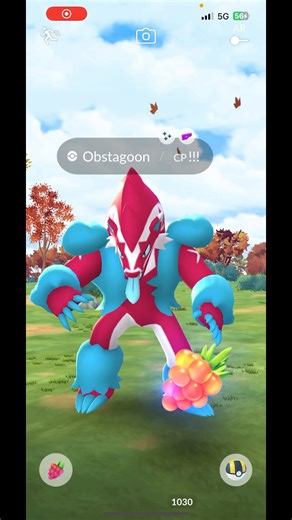 Shiny Mighty Obstagoon in #pokemongo #shinypokemon #pokemon