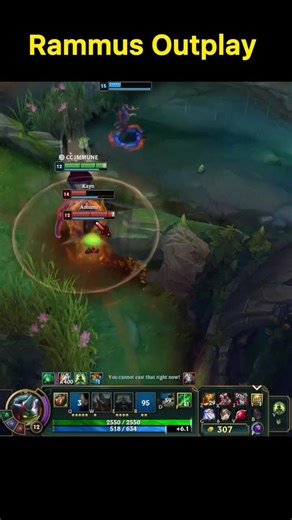 Rammus Taunt Outplay 🛡️ #leagueoflegends