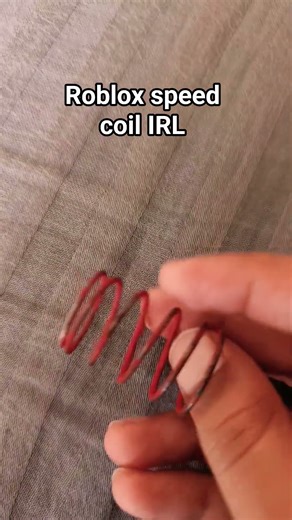 speed coil IRL 😁 #roblox #nostalgia