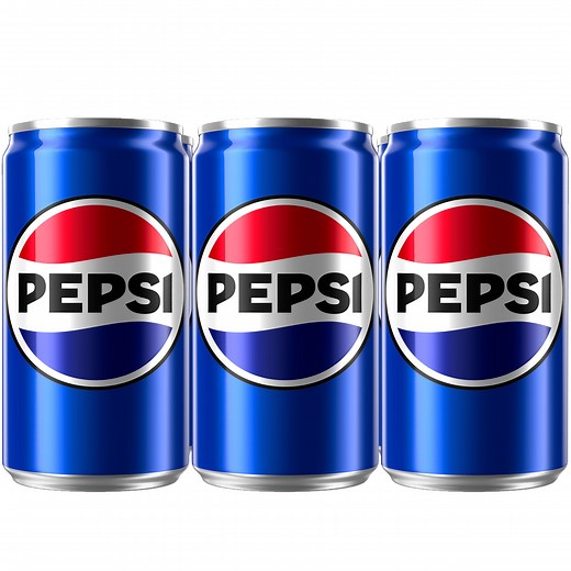 Pepsi Mini Cans, 7.5 Fl Oz, 6 Count