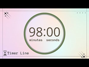 Timer for 98 minute with finishing alarm | Studying Forum