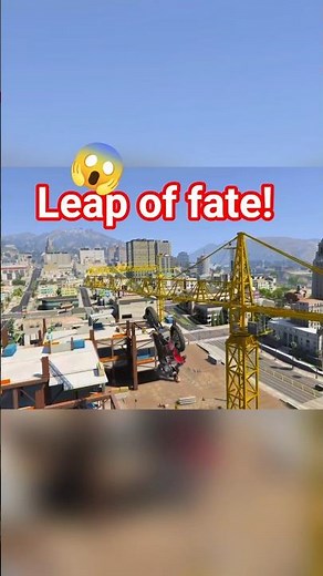 GTA5 construction site stunt! 😱 #gta5 #gta #gtaonline