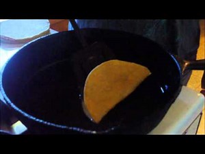 Homemade Taco Shells and Chicken Taco Recipe