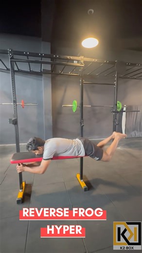 REVERSE FROG HYPER #k2box #K2boxbench #hipstrengthening