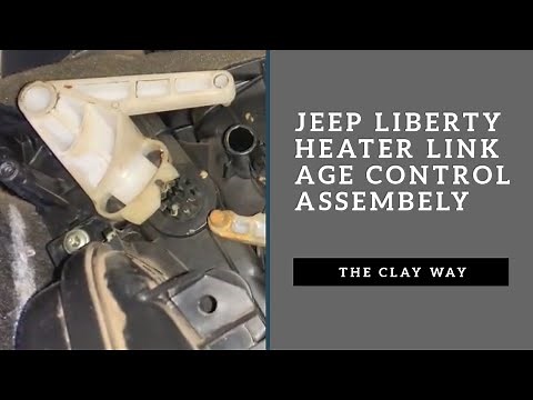 Jeep liberty heater box control linkage control assembly