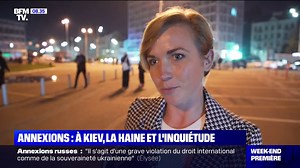 Annexions en Ukraine: à Kiev, la haine et l'inquiétude | BFM Première