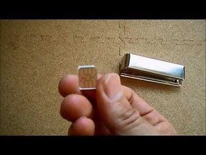 SIMカッターで標準サイズSIMをMicroサイズSIMにカットしてみた