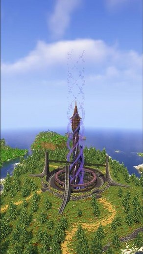 Minecraft Dark Tower Prison Build Timelapse 🤯