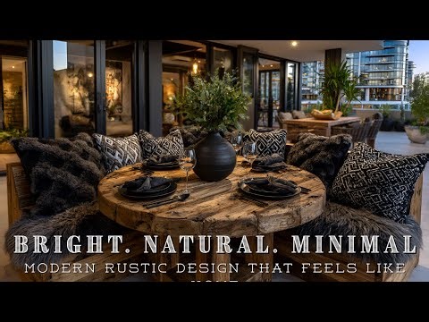 Modern Rustic Design Ideas | Bright, Natural & Minimal Home Decor Inspiration