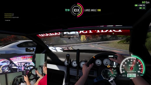 crax street方向盘山路追走