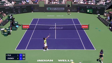 Zverev reaches Indian Wells Open semi-finals for the first time