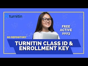 Turnitin Class ID & Enrollment Key | No Repository
