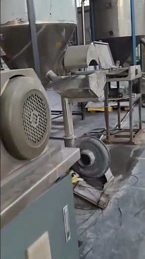 Plastic Recycling Process in Factory