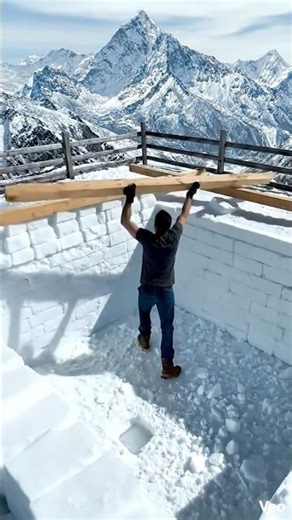 Underground Container Bunker Built Beneath Himalayan Ice | Full Timelapse Construction