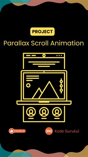 Kode Gurukul (Web Master) on Instagram: "🔥 Parallax Scroll Animation 🔥 Parallax Scroll Animation using HTML, CSS and JavaScript. 💬Comment "cool" for code💬 #3d #parallax #animation #css #javascript #html #html5 #css3 #csstricks #cssanimation #learnhtml #learncss #csstips #csstipoftheday #webdeveloper #ui #ux #uidesign #uxdesign #webdevelopment #frontenddeveloper #frontendwebdeveloper #reactjs #javascriptanimation #tailwindcss #bootstrap #reels"